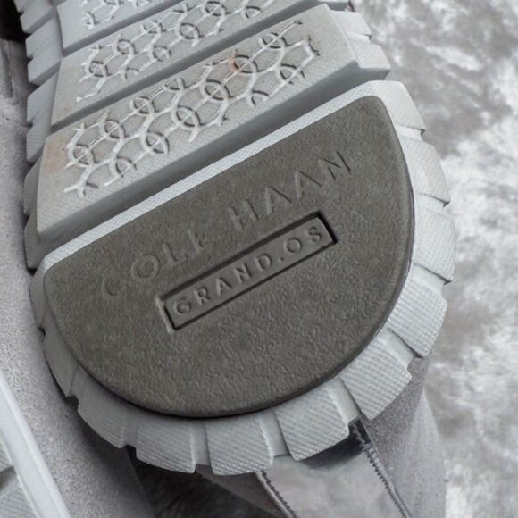 Cole Haan ZeroGrand Gray Suede Slip on Shoes Sneakers Ankle Boots Womens Size 7 - Picture 15 of 16
